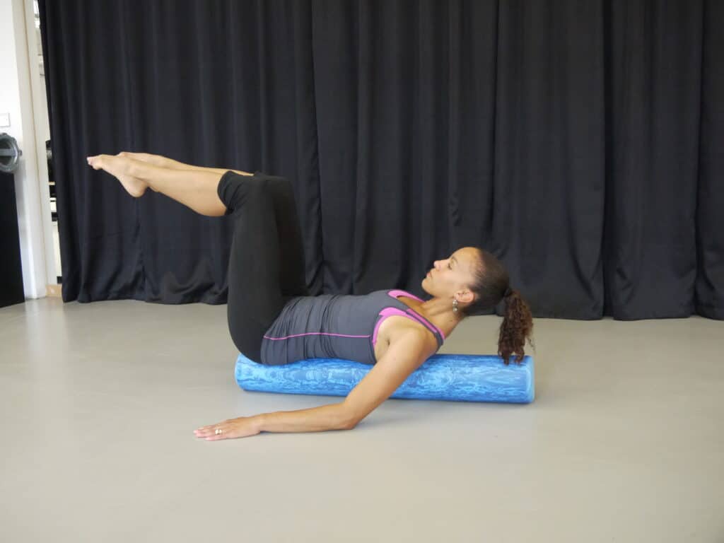 pilates Edinburgh with stretching exercise