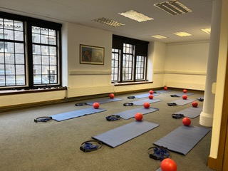 Pilates in edinburgh ball work